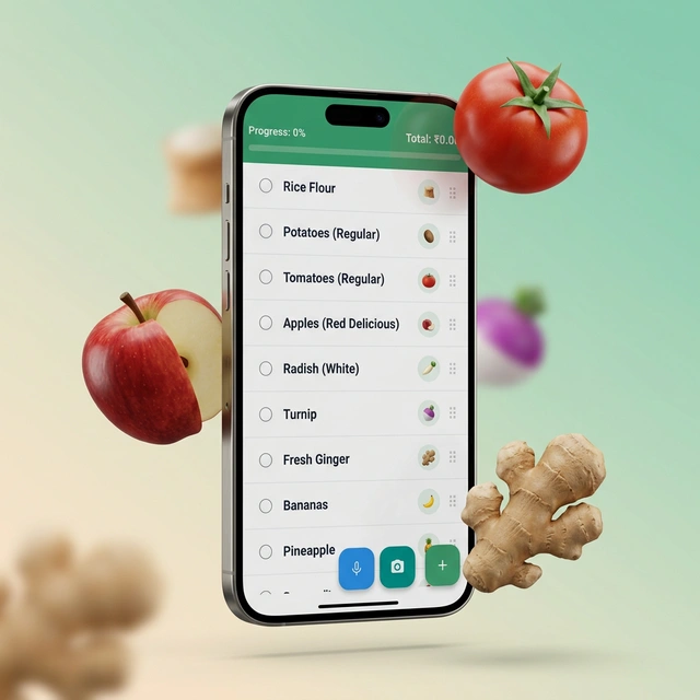 ListKart Premium App Interface